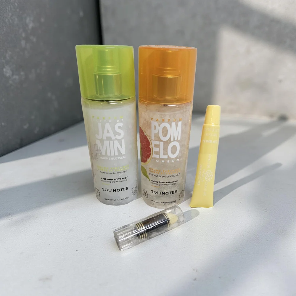 NWOT Beauty Bundle with Solinotes mist and Lip Balm